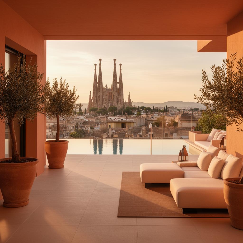 Ático de lujo en Barcelona con vistas a la Sagrada Familia